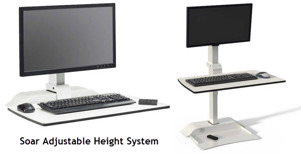 2003 - Work Surface Mounted Electrically Operated Keyboard/Monitor Adjuster